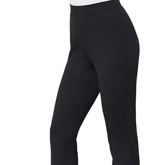 Cool Roaman's Women's Plus Size Bootcut Ultimate Ponte Pant Stretch Knit - Picture 7 of 9